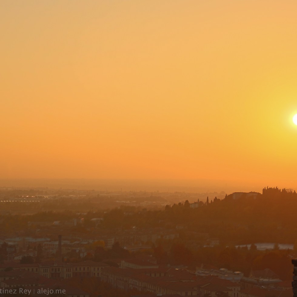 Bergamo sunset